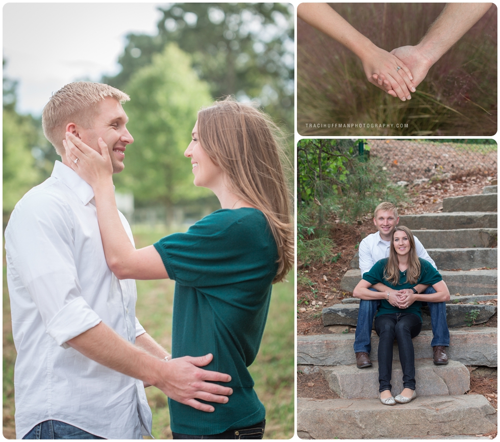 Engagment photos in Raleigh NC by Traci Huffman Photography_Grant