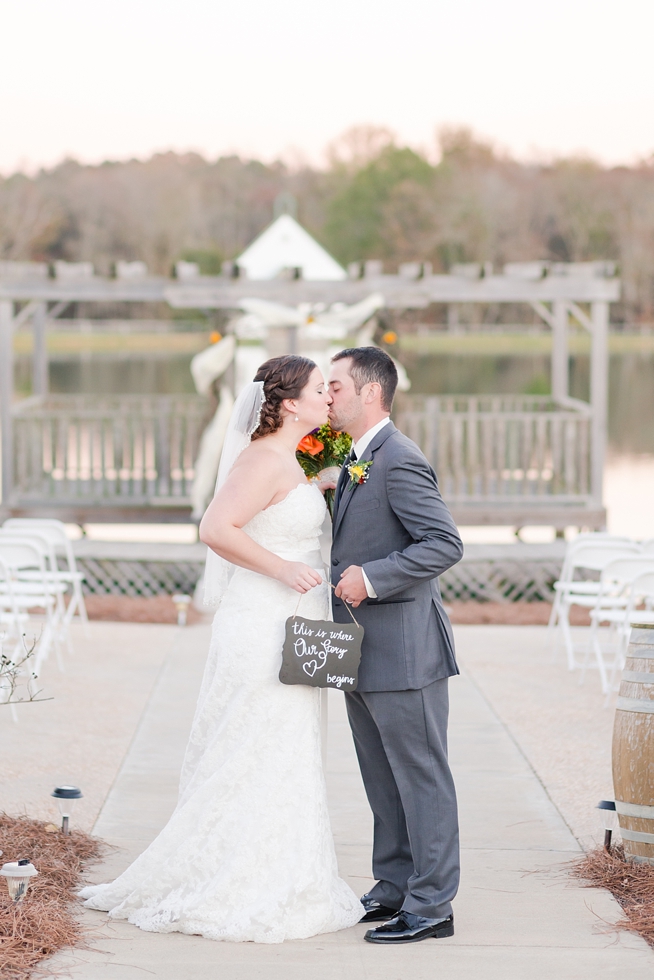 Fall wedding at The Barn at Woodlake Meadow, NC by Traci Huffman Photography_0001