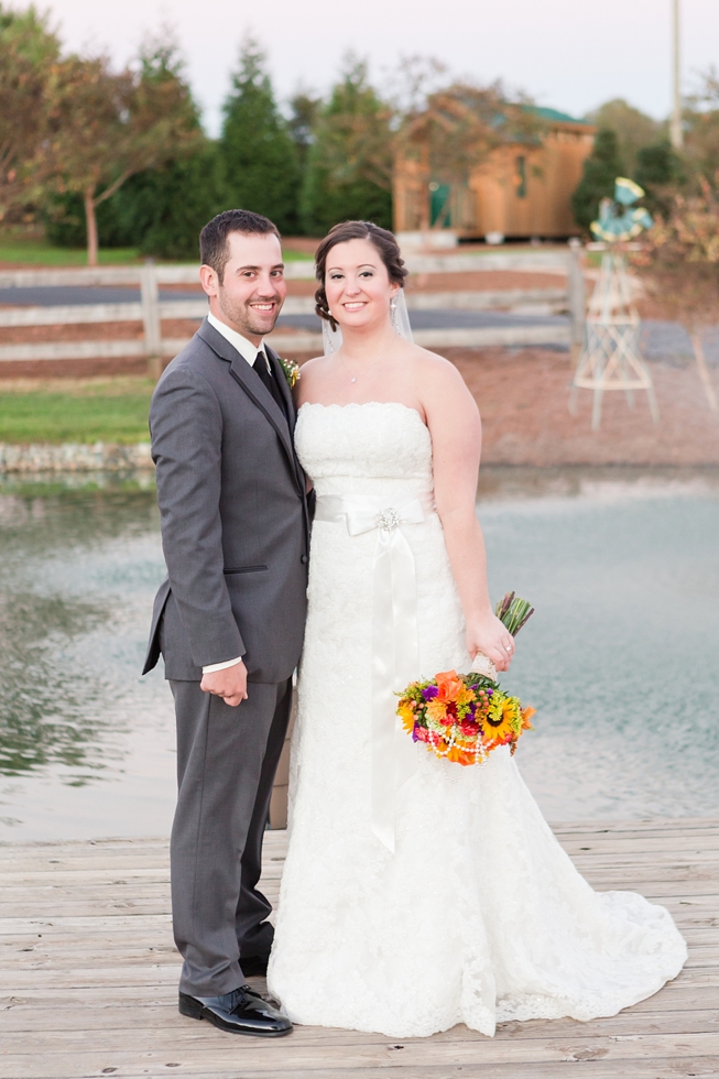 Fall wedding at The Barn at Woodlake Meadow, NC by Traci Huffman Photography_0001