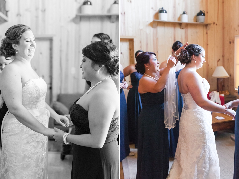 Fall wedding getting ready at The Barn at Woodlake Meadow, NC by Traci Huffman Photography_0003