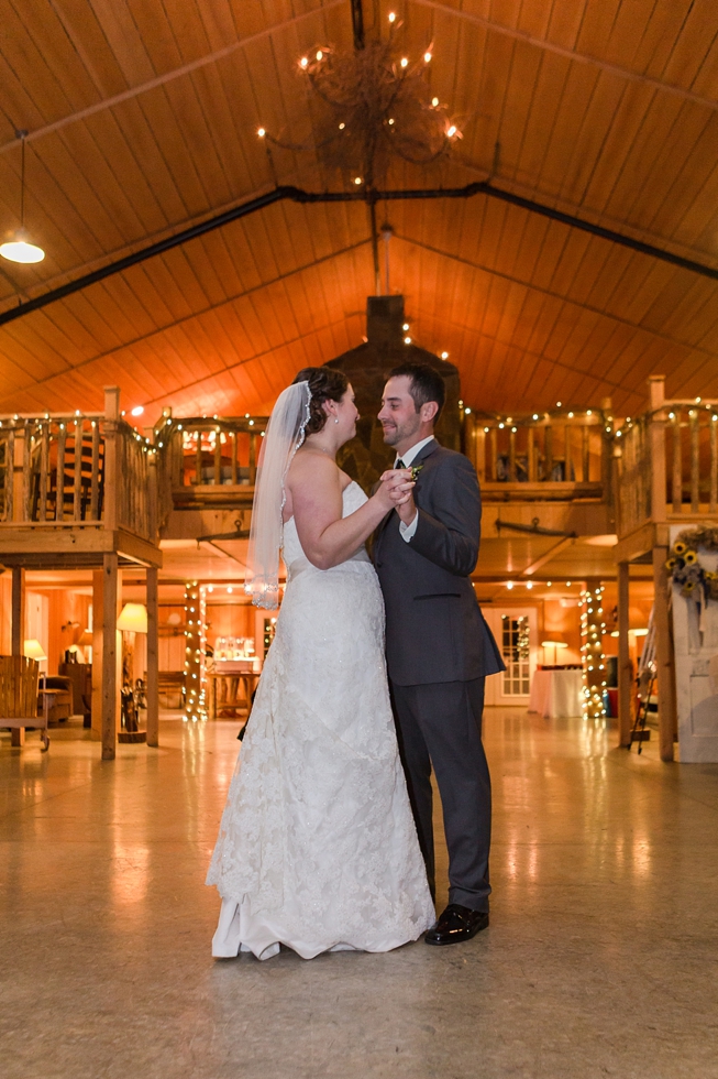 Fall wedding reception at The Barn at Woodlake Meadow, NC by Traci Huffman Photography_0001