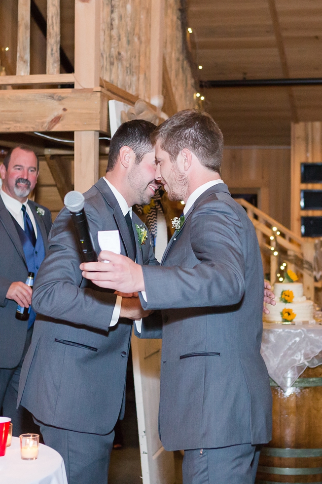 Fall wedding reception at The Barn at Woodlake Meadow, NC by Traci Huffman Photography_0001