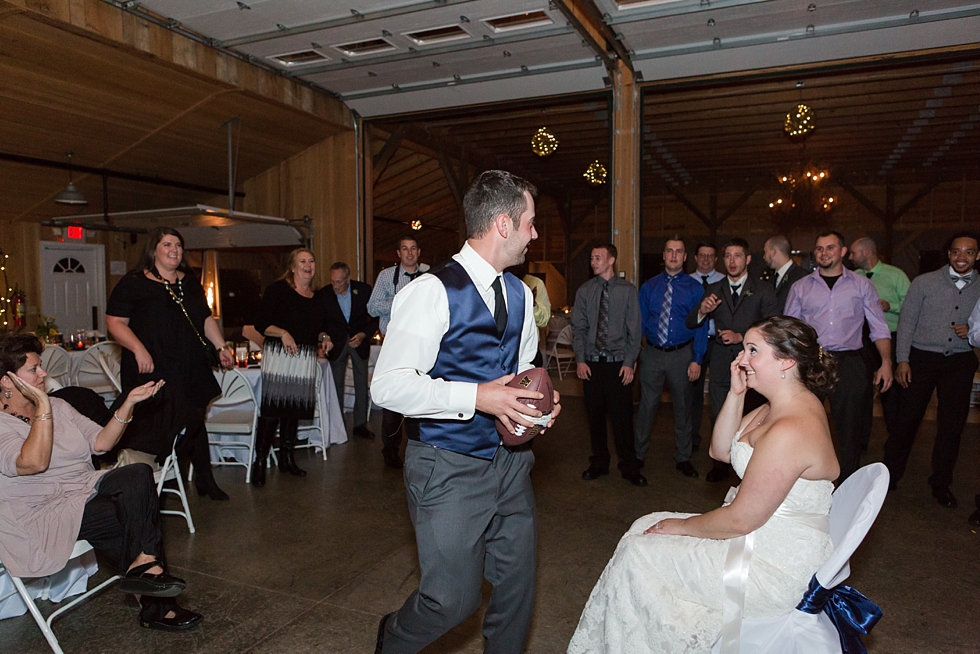 Fall wedding reception at The Barn at Woodlake Meadow, NC by Traci Huffman Photography_0001