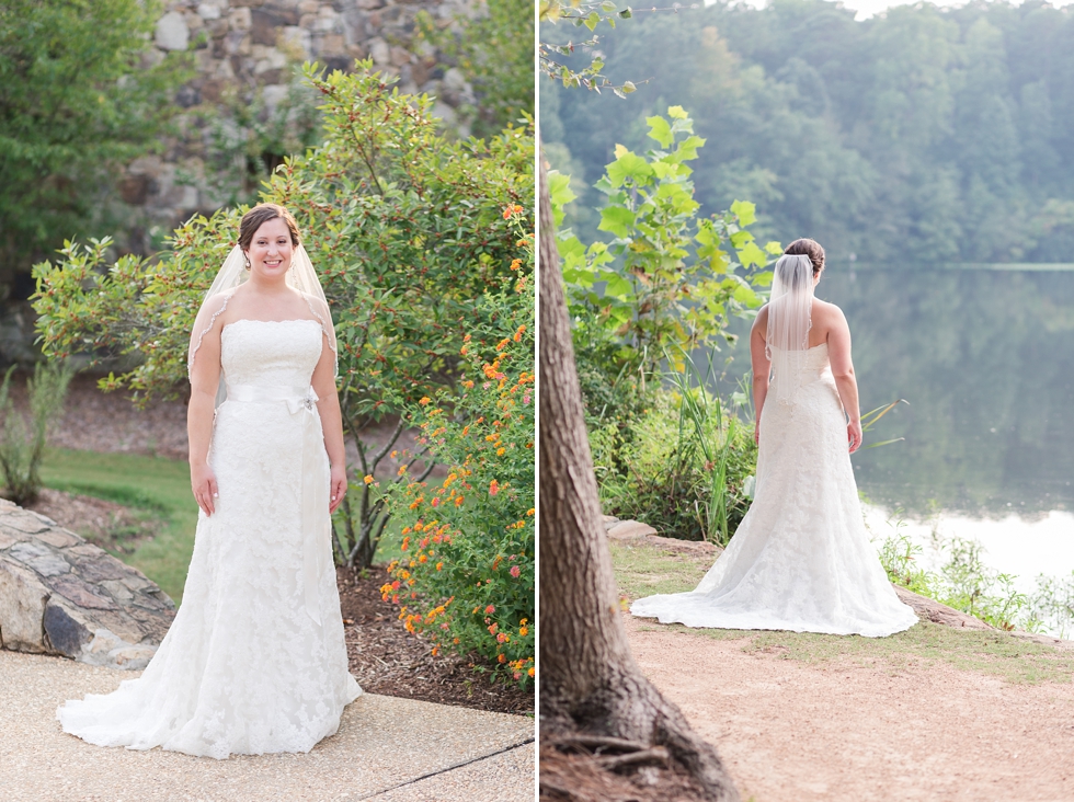 Raleigh, NC Bridal Portraits taken at Historic Yates Mill by Traci Huffman Photography_0003