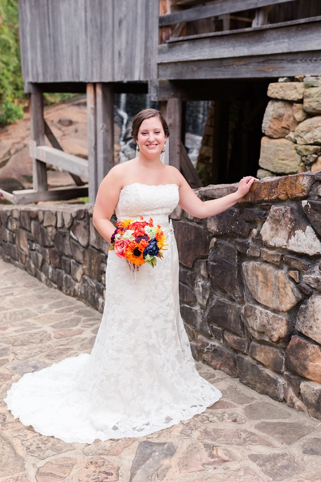 Raleigh, NC Bridal Portraits taken at Historic Yates Mill by Traci Huffman Photography_0016