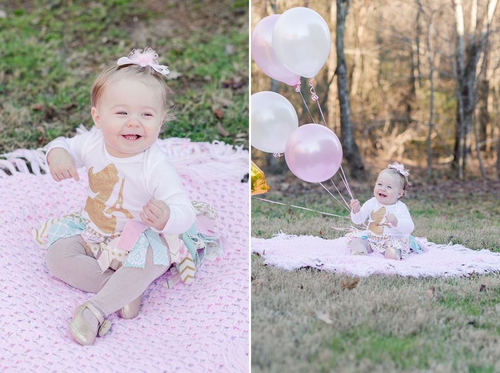 First birthday photographer in Raleigh NC Traci Huffman Photography