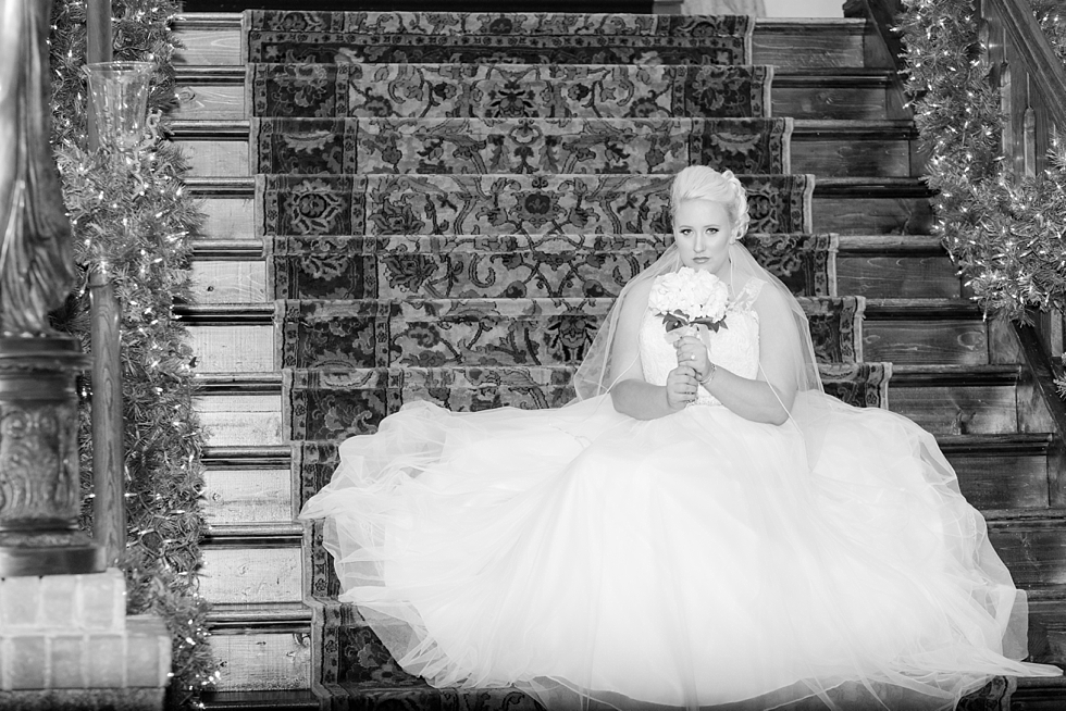 Raleigh, NC Bridal Portraits taken at Barclay Villa by Traci Huffman Photography