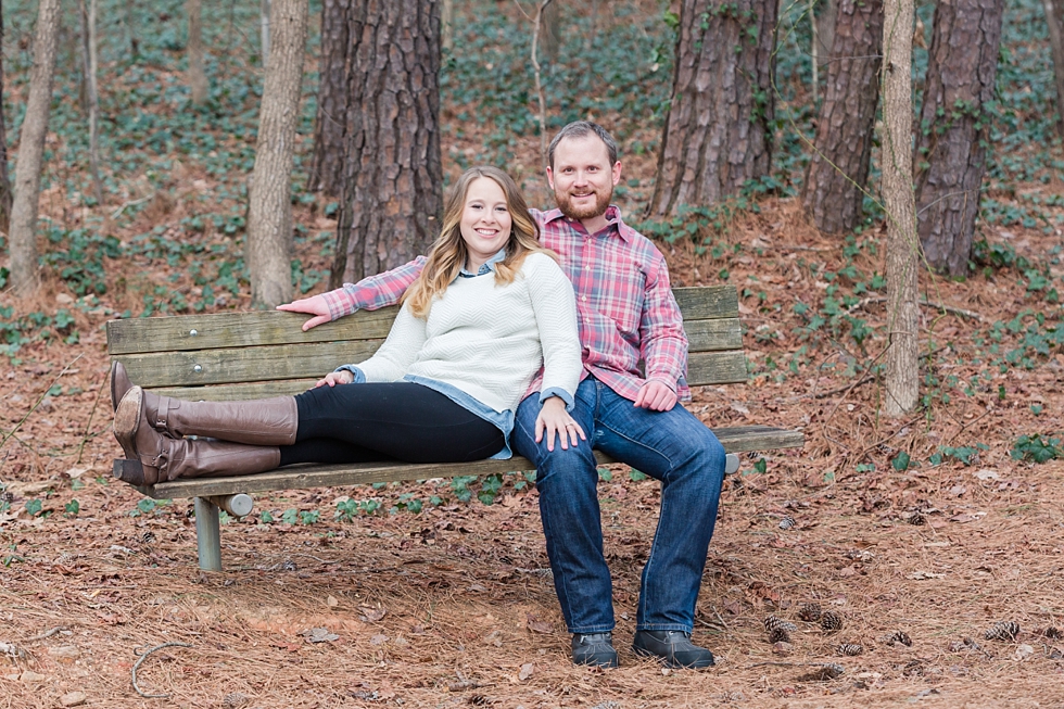 Engagement pictures taken in Raleigh, NC Traci Huffman Photography