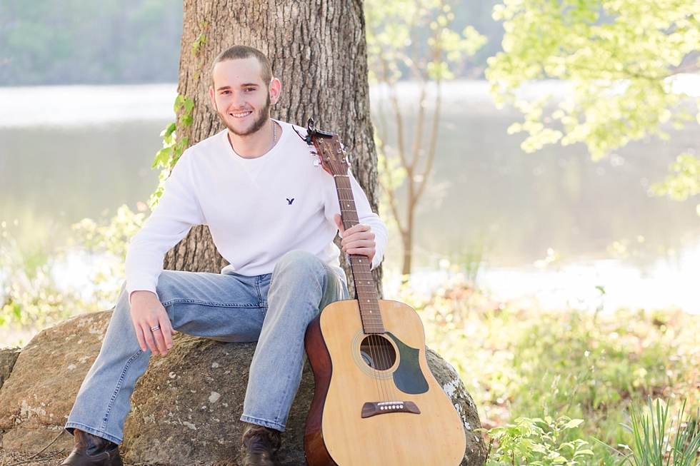 High school senior portraits taken in Raleigh, NC at Historic Yates Mill