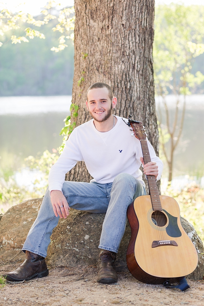 High school senior portraits taken in Raleigh, NC at Historic Yates Mill