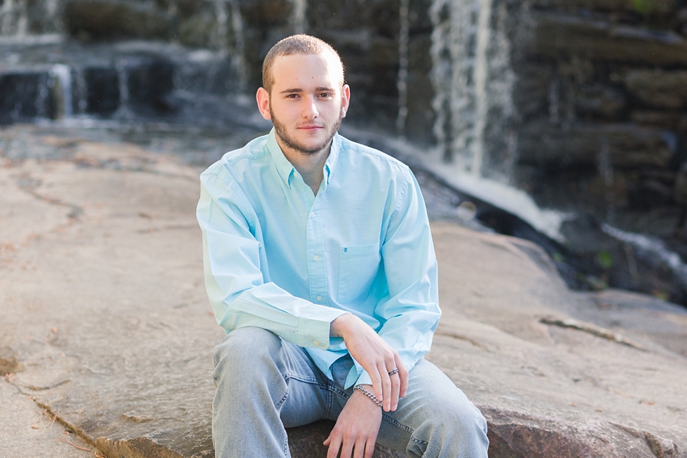 High school senior portraits taken in Raleigh, NC at Historic Yates Mill