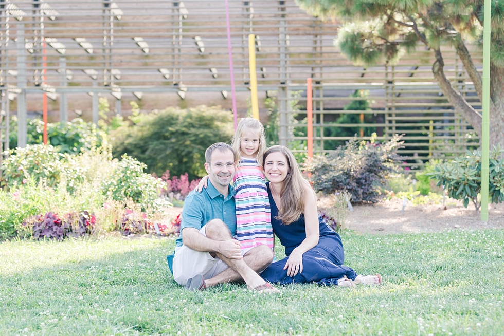 Family Photos taken at the JC Raulston Arboretum in Raleigh, NC by Traci Huffman Photography