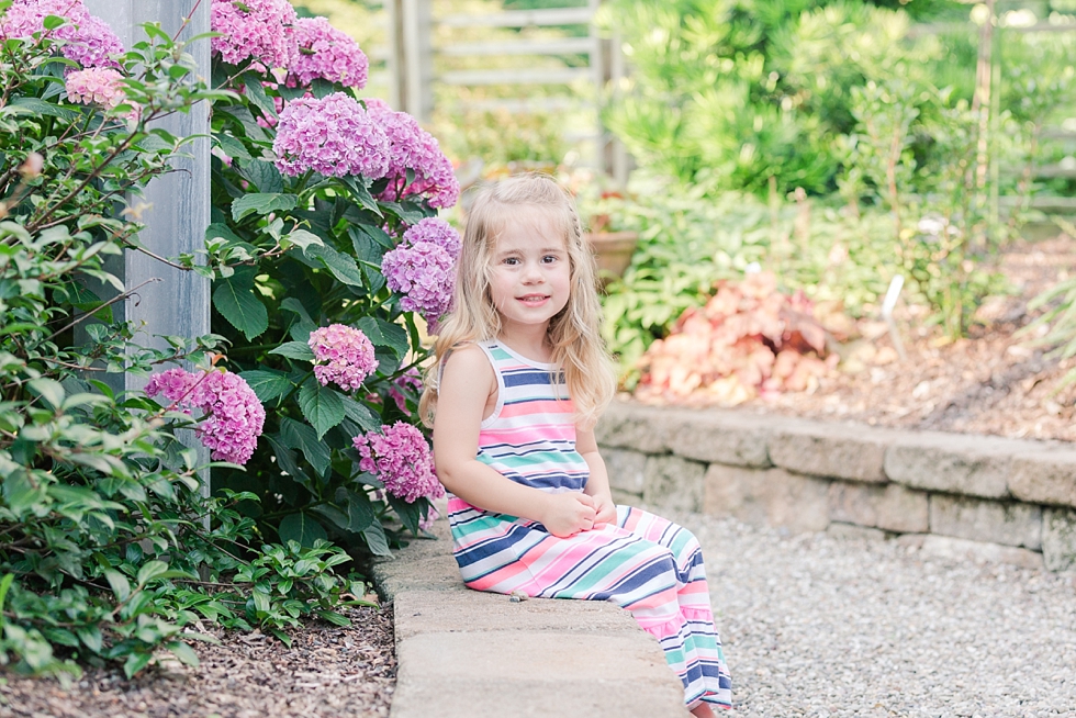 Family Photos taken at the JC Raulston Arboretum in Raleigh, NC by Traci Huffman Photography