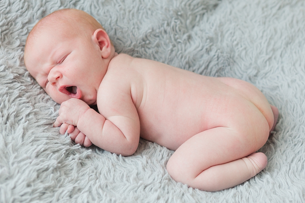 baby girl newborn pictures taken in fuquay varina nc by Traci Huffman Photography