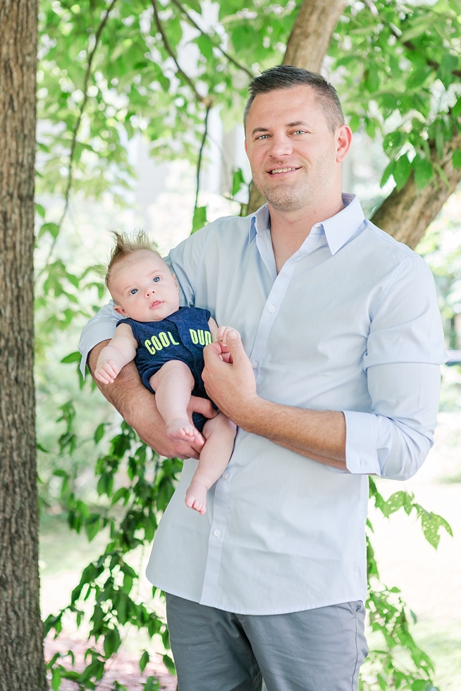 Lifestyle newborn session in clients home in Raleigh, NC by Traci Huffman Photography