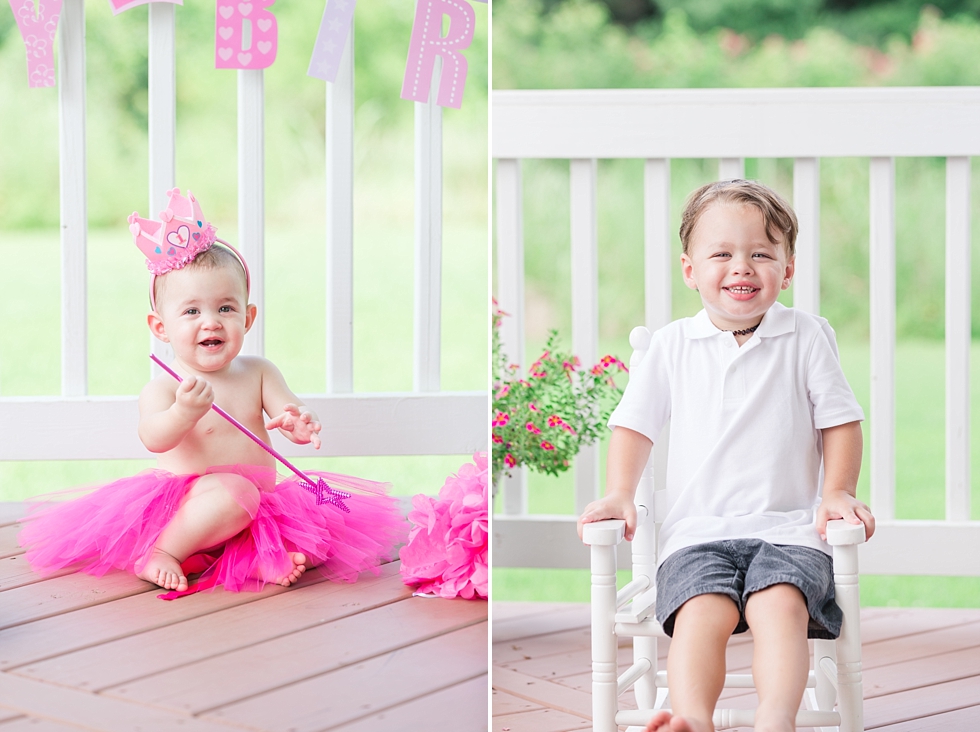 Cake smash and first birthday photos in Raleigh, NC