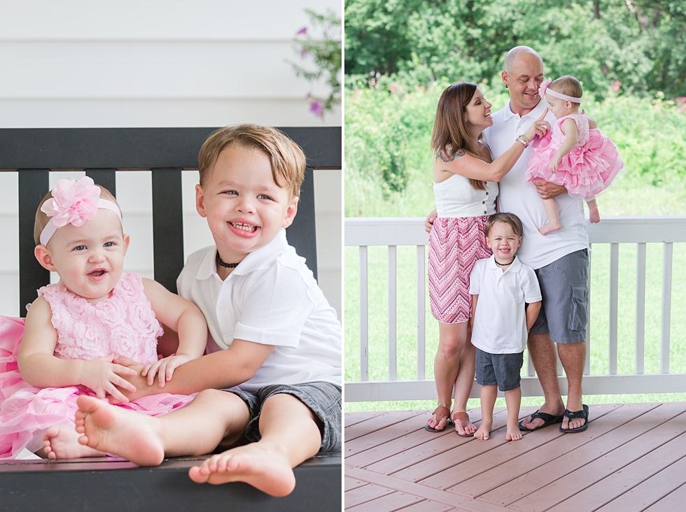 Cake smash and first birthday photos in Raleigh, NC