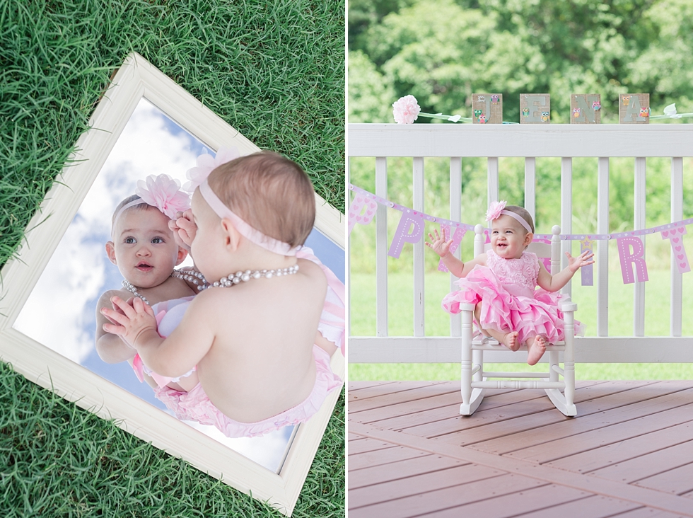 Cake smash and first birthday photos in Raleigh, NC