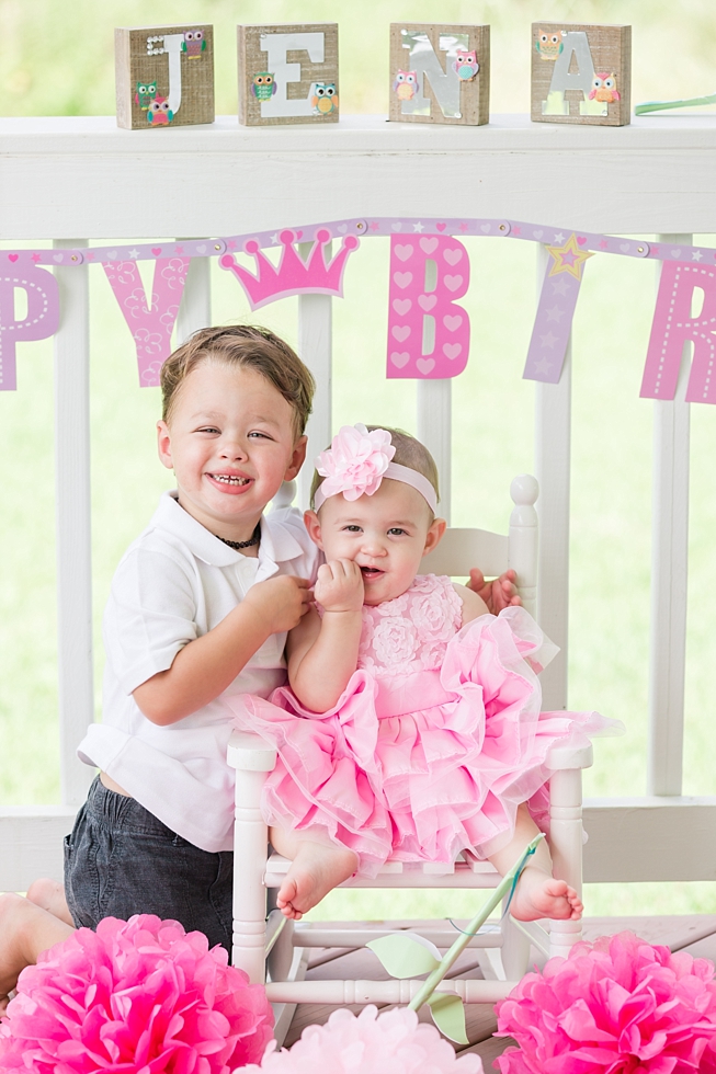 Cake smash and first birthday photos in Raleigh, NC