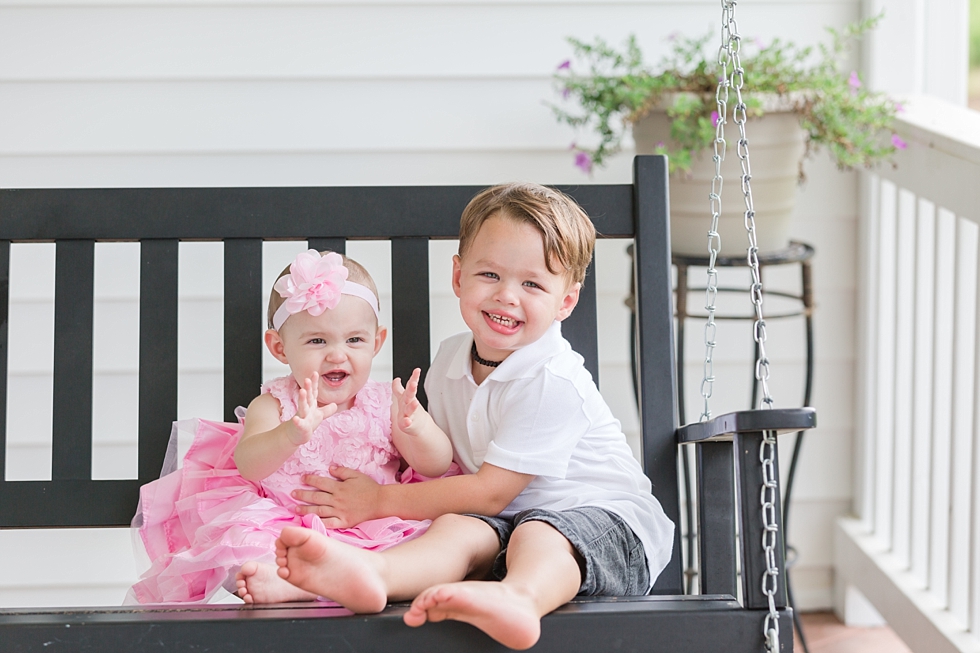 Cake smash and first birthday photos in Raleigh, NC