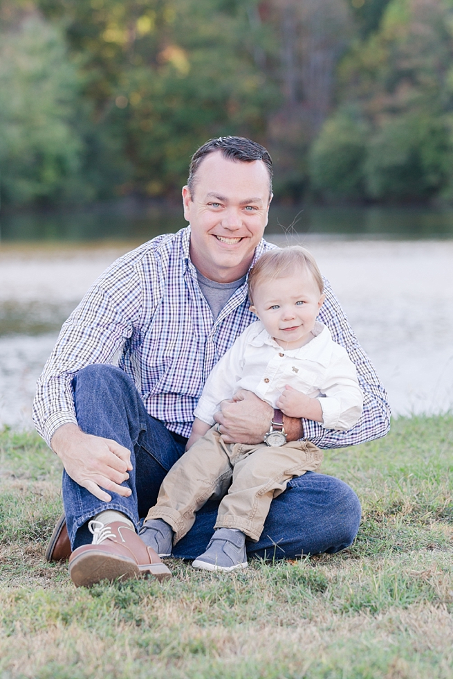 fall family photos taken in Apex, NC by Traci Huffman Photography - Bowes