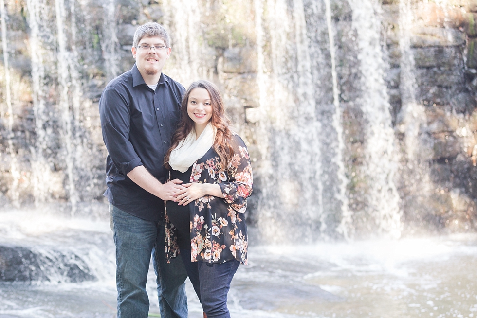 Maternity photos taken at Yates Mill in Raleigh, NC by Traci Huffman Photography - Anderson