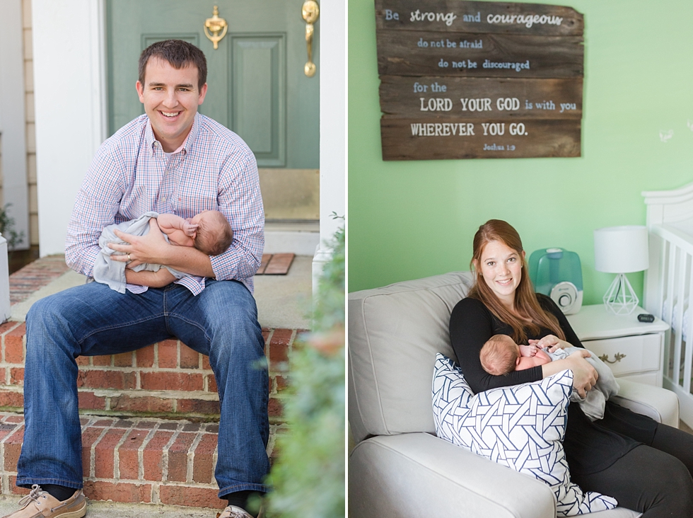 Newborn Photographer in Cary NC - Traci Huffman Photography - Dean