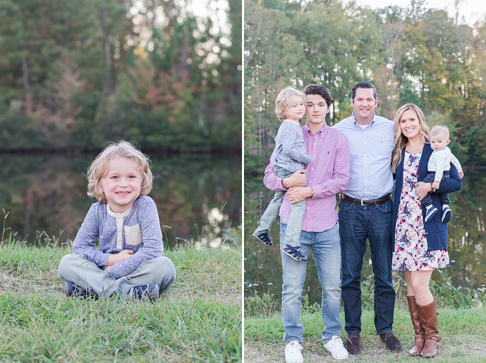 Family photos taken in Apex NC by family photographer - Traci Huffman Photography - Sturdevant_0007.jpg