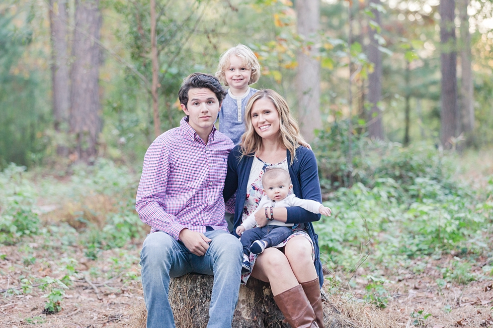 Family photos taken in Apex NC by family photographer - Traci Huffman Photography - Sturdevant_0021.jpg