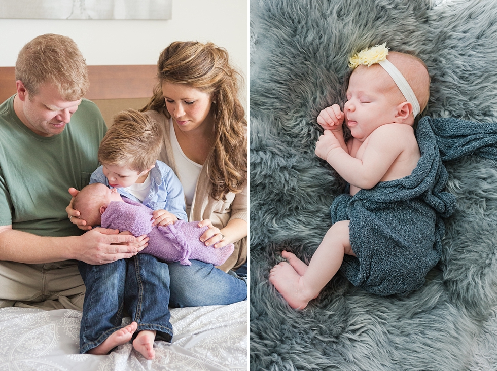 Newborn photos taken in Fuquay Varina NC by lifestyle newborn photographer - Traci Huffman Photography - Rouse_0003.jpg