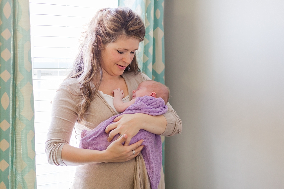 Newborn photos taken in Fuquay Varina NC by lifestyle newborn photographer - Traci Huffman Photography - Rouse_0004.jpg