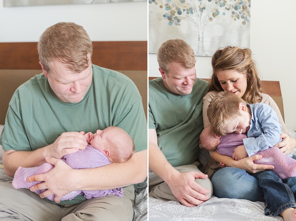 Newborn photos taken in Fuquay Varina NC by lifestyle newborn photographer - Traci Huffman Photography - Rouse_0005.jpg