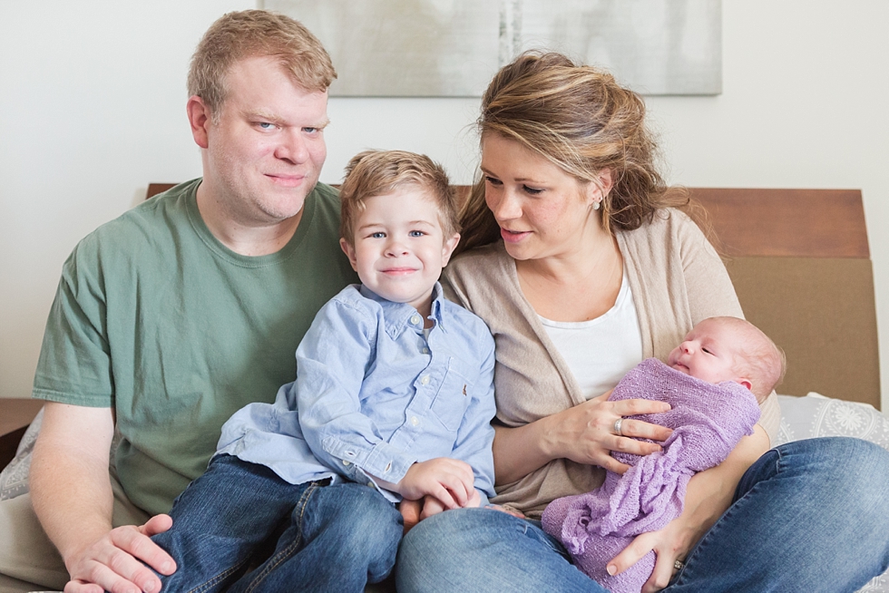 Newborn photos taken in Fuquay Varina NC by lifestyle newborn photographer - Traci Huffman Photography - Rouse_0011.jpg