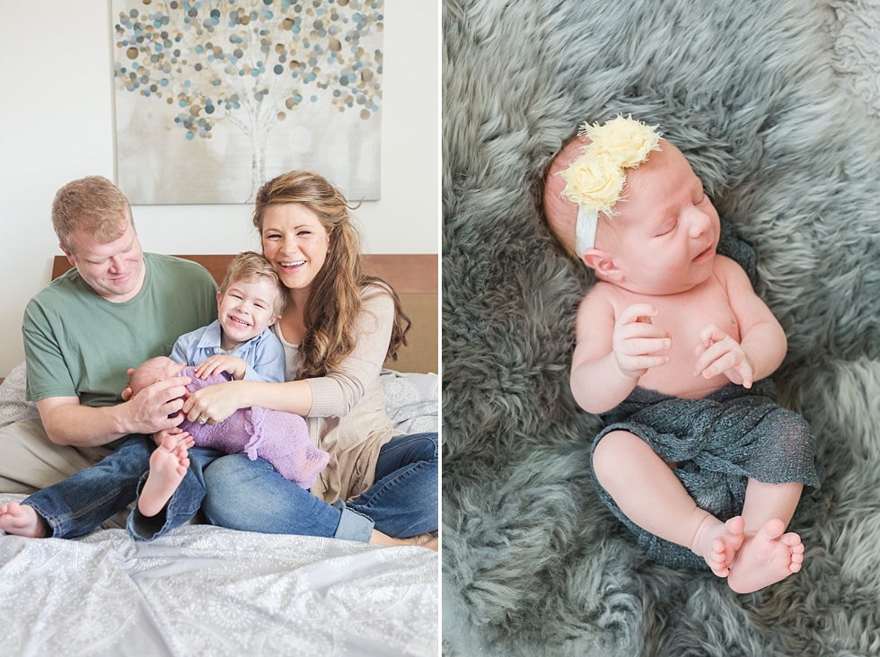 Newborn photos taken in Fuquay Varina NC by lifestyle newborn photographer - Traci Huffman Photography - Rouse_0014.jpg