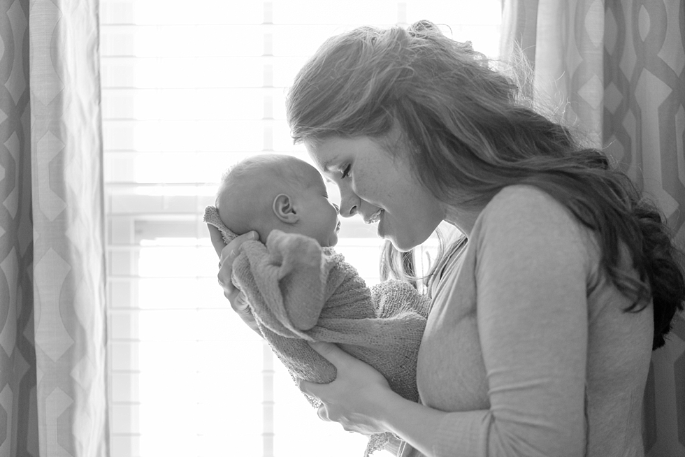 Newborn photos taken in Fuquay Varina NC by lifestyle newborn photographer - Traci Huffman Photography - Rouse_0016.jpg