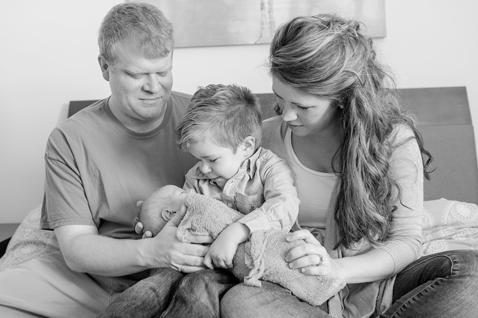 Newborn photos taken in Fuquay Varina NC by lifestyle newborn photographer - Traci Huffman Photography - Rouse_0018.jpg