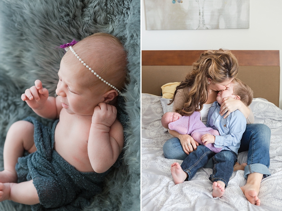 Newborn photos taken in Fuquay Varina NC by lifestyle newborn photographer - Traci Huffman Photography - Rouse_0019.jpg