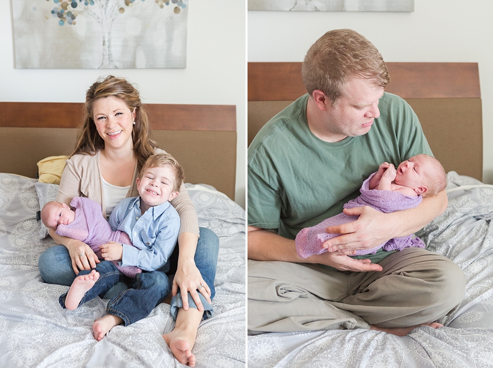 Newborn photos taken in Fuquay Varina NC by lifestyle newborn photographer - Traci Huffman Photography - Rouse_0021.jpg