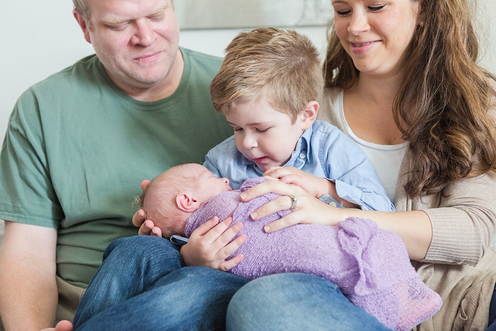 Newborn photos taken in Fuquay Varina NC by lifestyle newborn photographer - Traci Huffman Photography - Rouse_0025.jpg