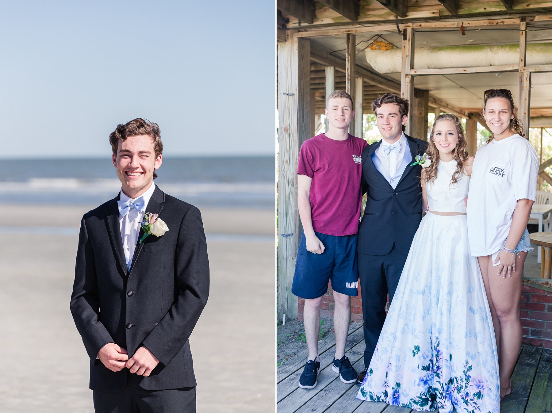 High School Prom | Folly Beach, SC | Mroz Sneak Peeks