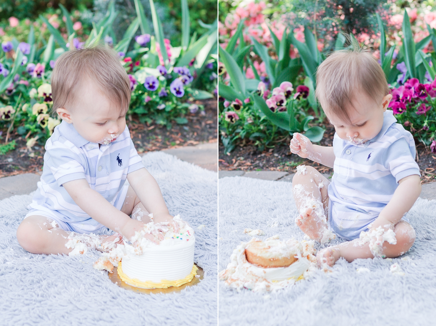 first birthday and cake smash photos by Raleigh, NC family and birthday photographer - Traci Huffman Photography - Christian_0019.jpg