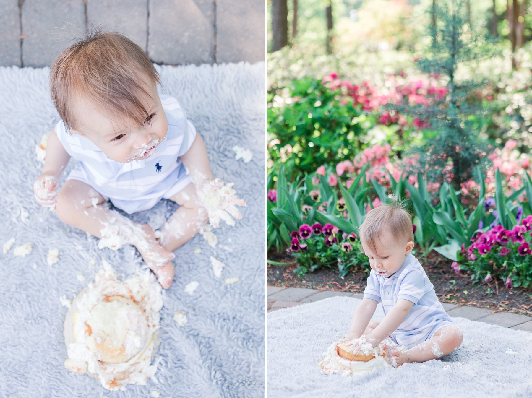 first birthday and cake smash photos by Raleigh, NC family and birthday photographer - Traci Huffman Photography - Christian_0022.jpg