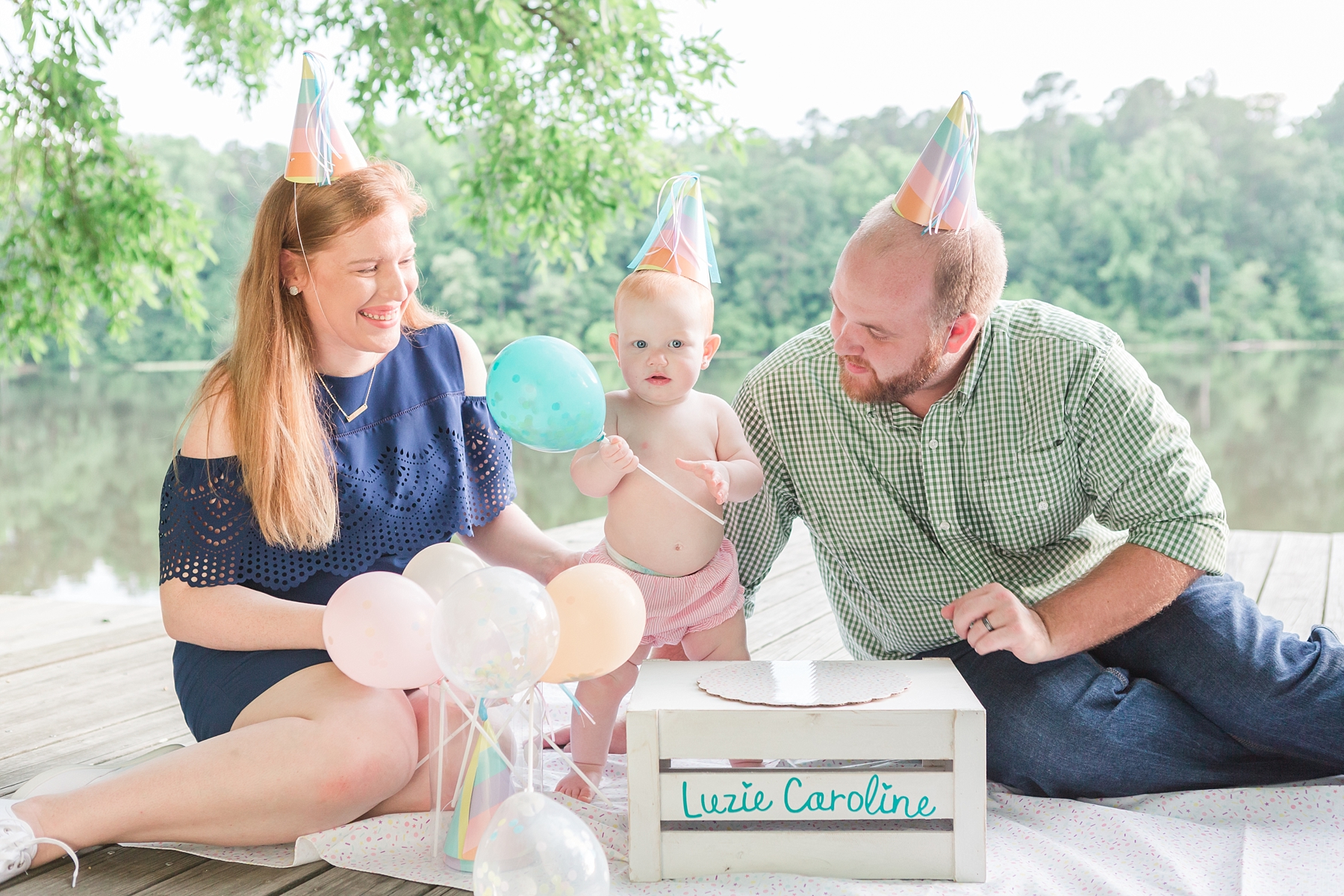 First birthday, cake smash, and Family photographer in Raleigh, NC | Traci Huffman Photography | Luzie's First Birthday Sneak Peeks_0006.jpg