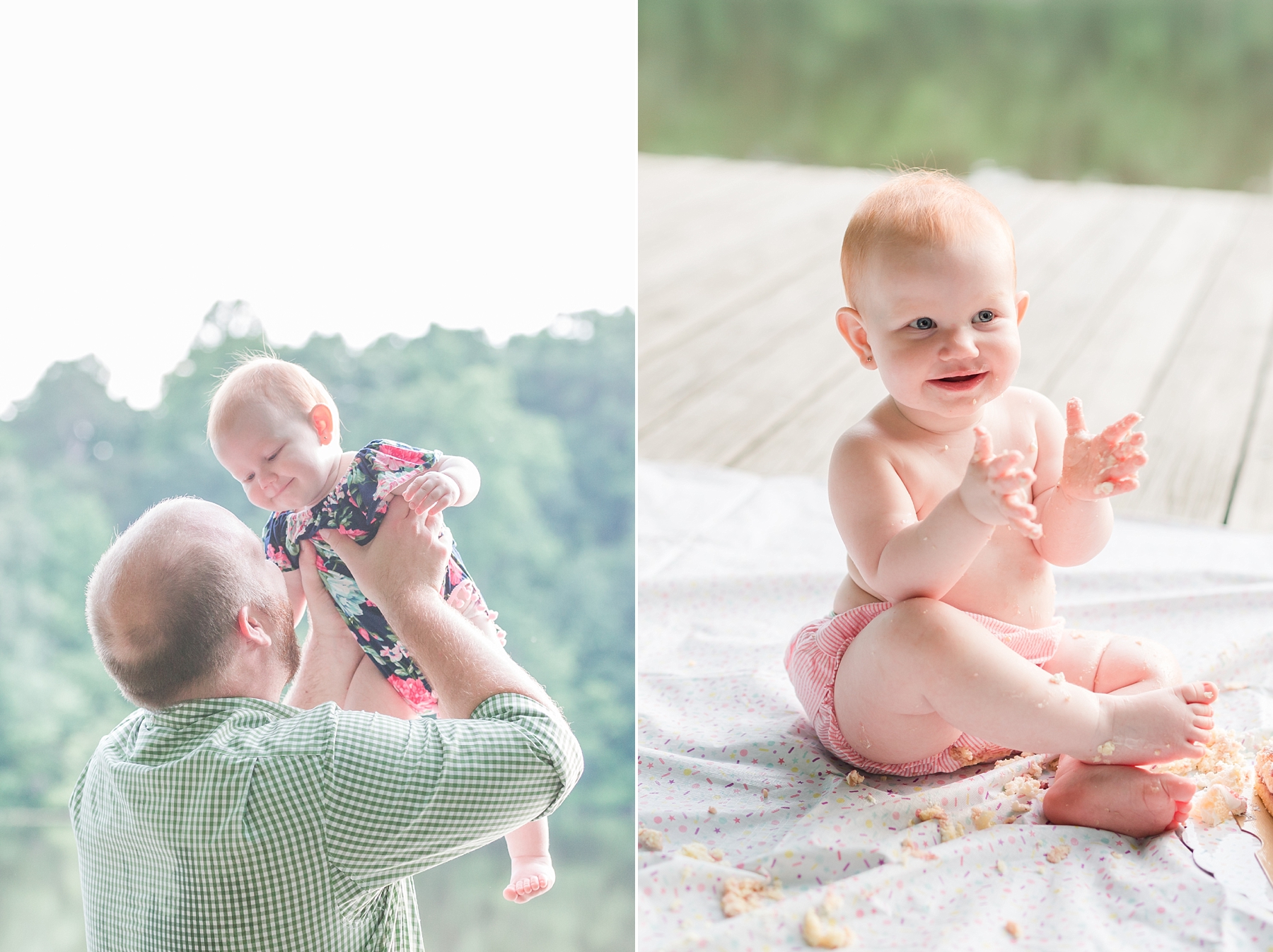 First birthday, cake smash, and Family photographer in Raleigh, NC | Traci Huffman Photography | Luzie's First Birthday Sneak Peeks_0014.jpg