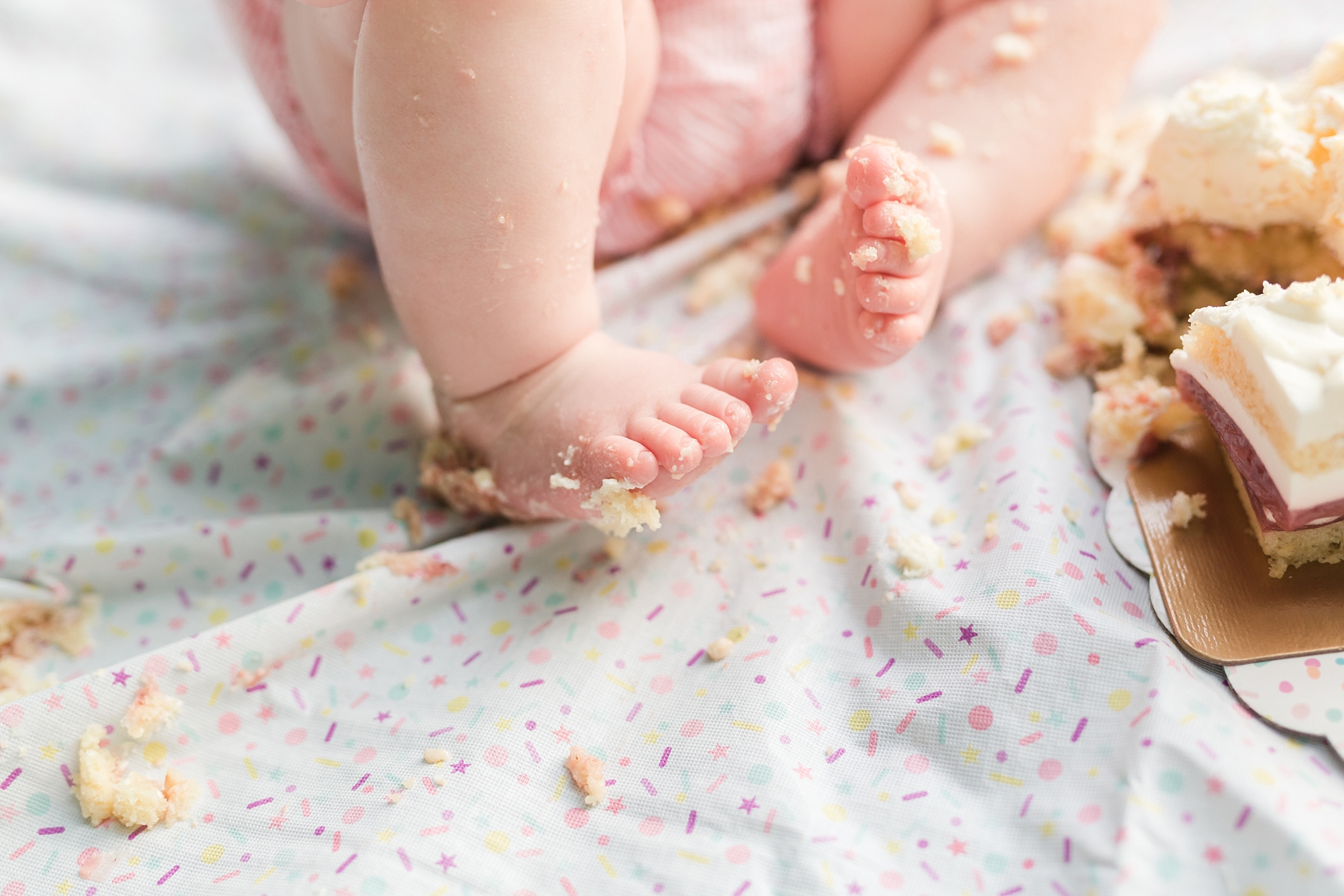 First birthday, cake smash, and Family photographer in Raleigh, NC | Traci Huffman Photography | Luzie's First Birthday Sneak Peeks_0015.jpg