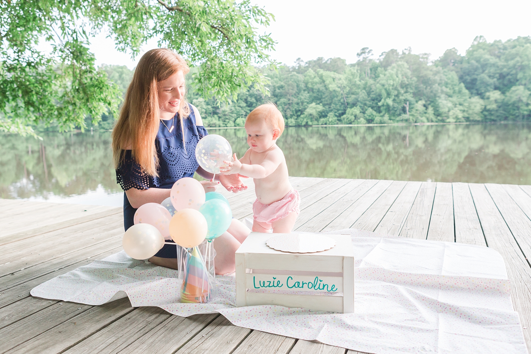 First birthday, cake smash, and Family photographer in Raleigh, NC | Traci Huffman Photography | Luzie's First Birthday Sneak Peeks_0020.jpg