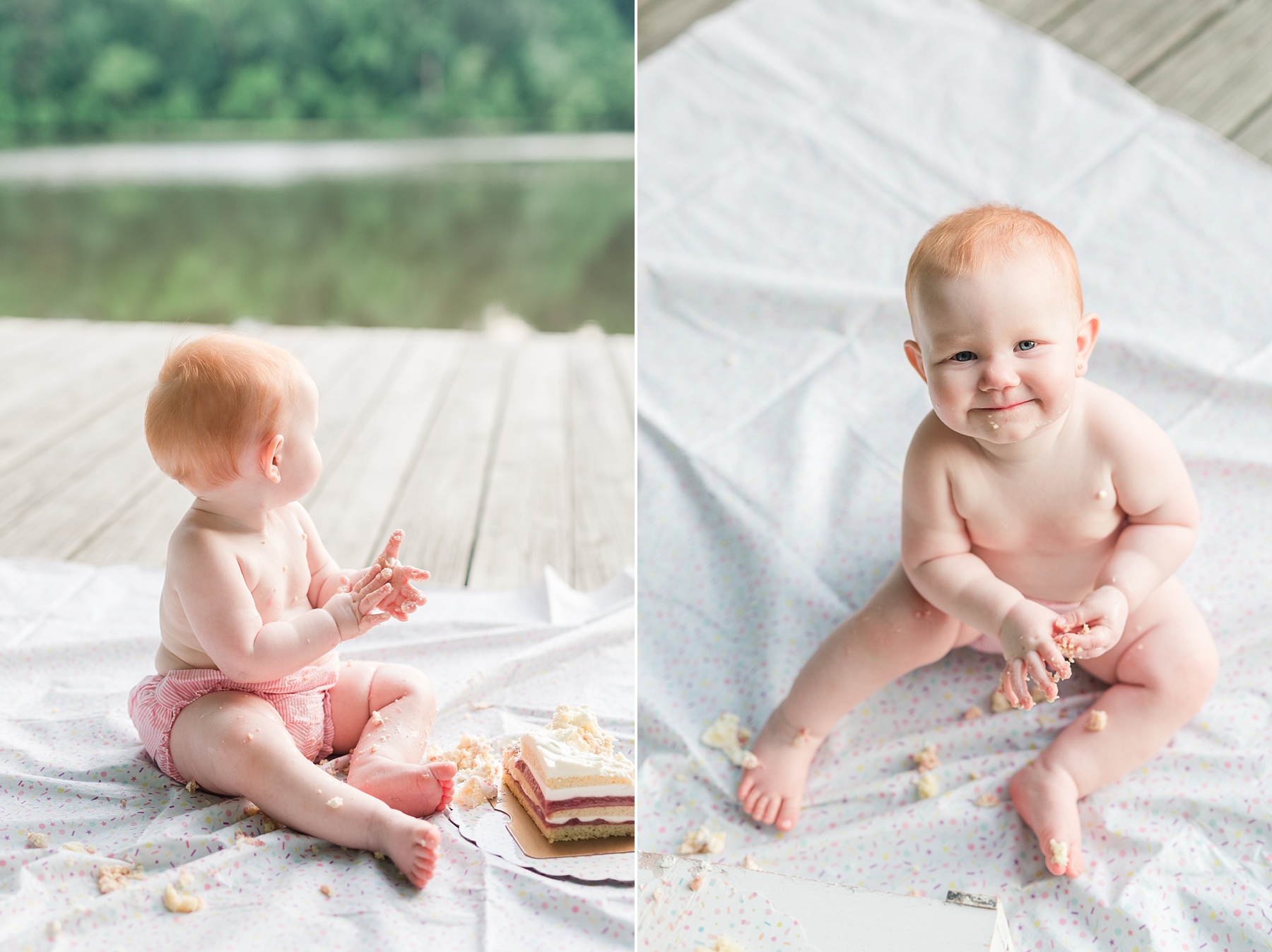 First birthday, cake smash, and Family photographer in Raleigh, NC | Traci Huffman Photography | Luzie's First Birthday Sneak Peeks_0022.jpg