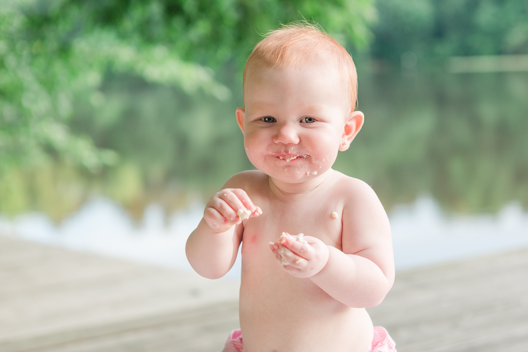 First birthday, cake smash, and Family photographer in Raleigh, NC | Traci Huffman Photography | Luzie's First Birthday Sneak Peeks_0024.jpg