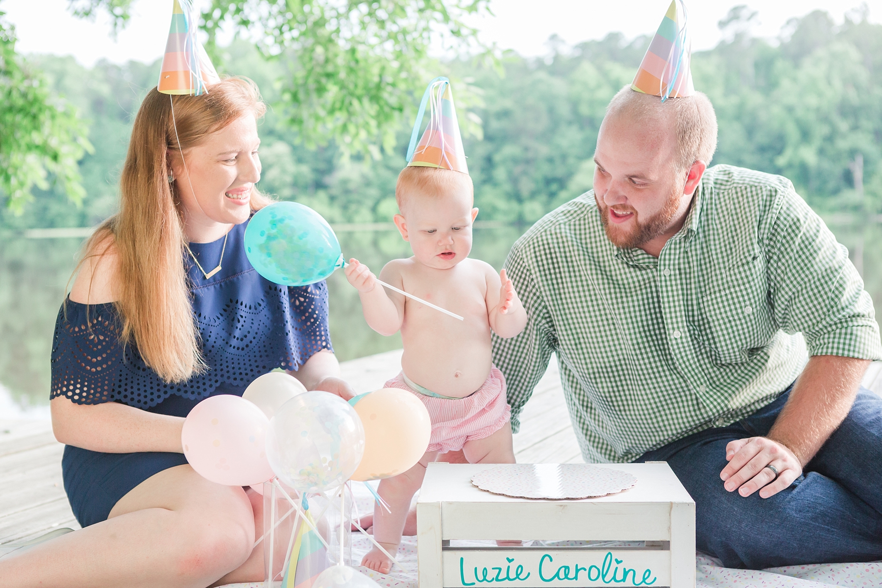 First birthday, cake smash, and Family photographer in Raleigh, NC | Traci Huffman Photography | Luzie's First Birthday Sneak Peeks_0028.jpg