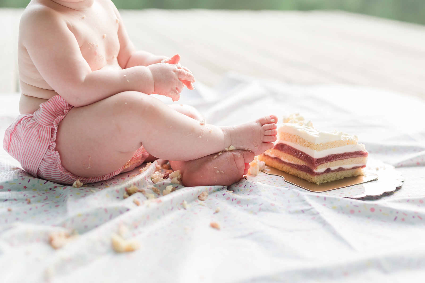 First birthday, cake smash, and Family photographer in Raleigh, NC | Traci Huffman Photography | Luzie's First Birthday Sneak Peeks_0029.jpg